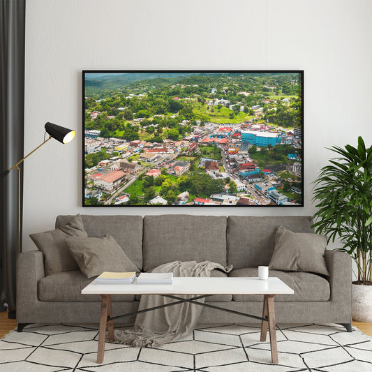 Brown's Town, Saint Ann, Jamaica poster print Free Shipping - Sheldonlev