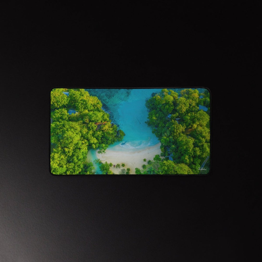 Desk mat - Frenchman Cove Beach, Jamaica Free Shipping - Sheldonlev