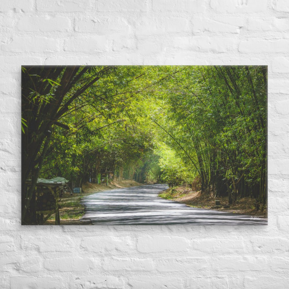 Holland Bamboo Canvas Wall Art - Jamaica Free Shipping - Sheldonlev