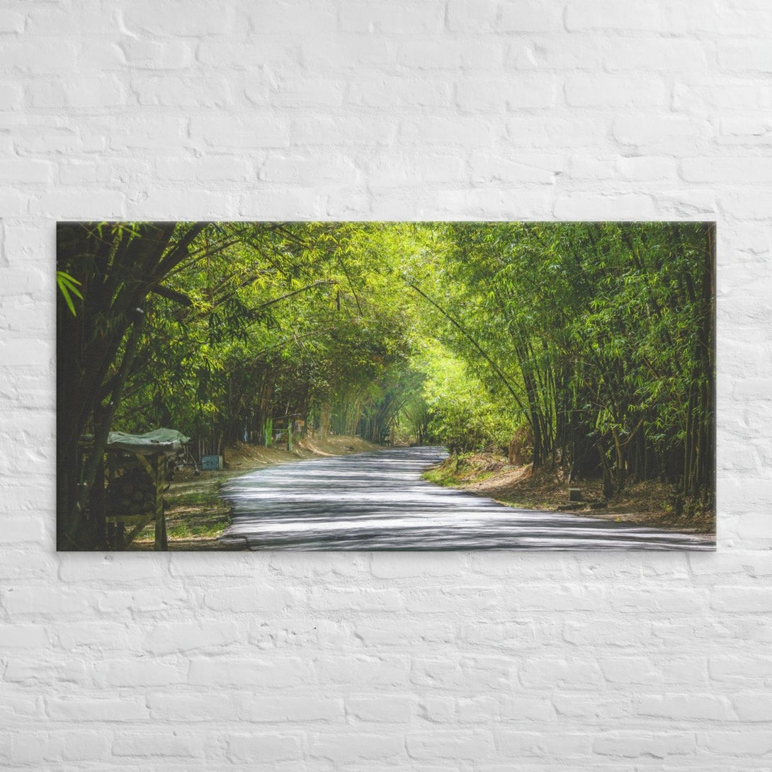Holland Bamboo Canvas Wall Art - Jamaica Free Shipping - Sheldonlev