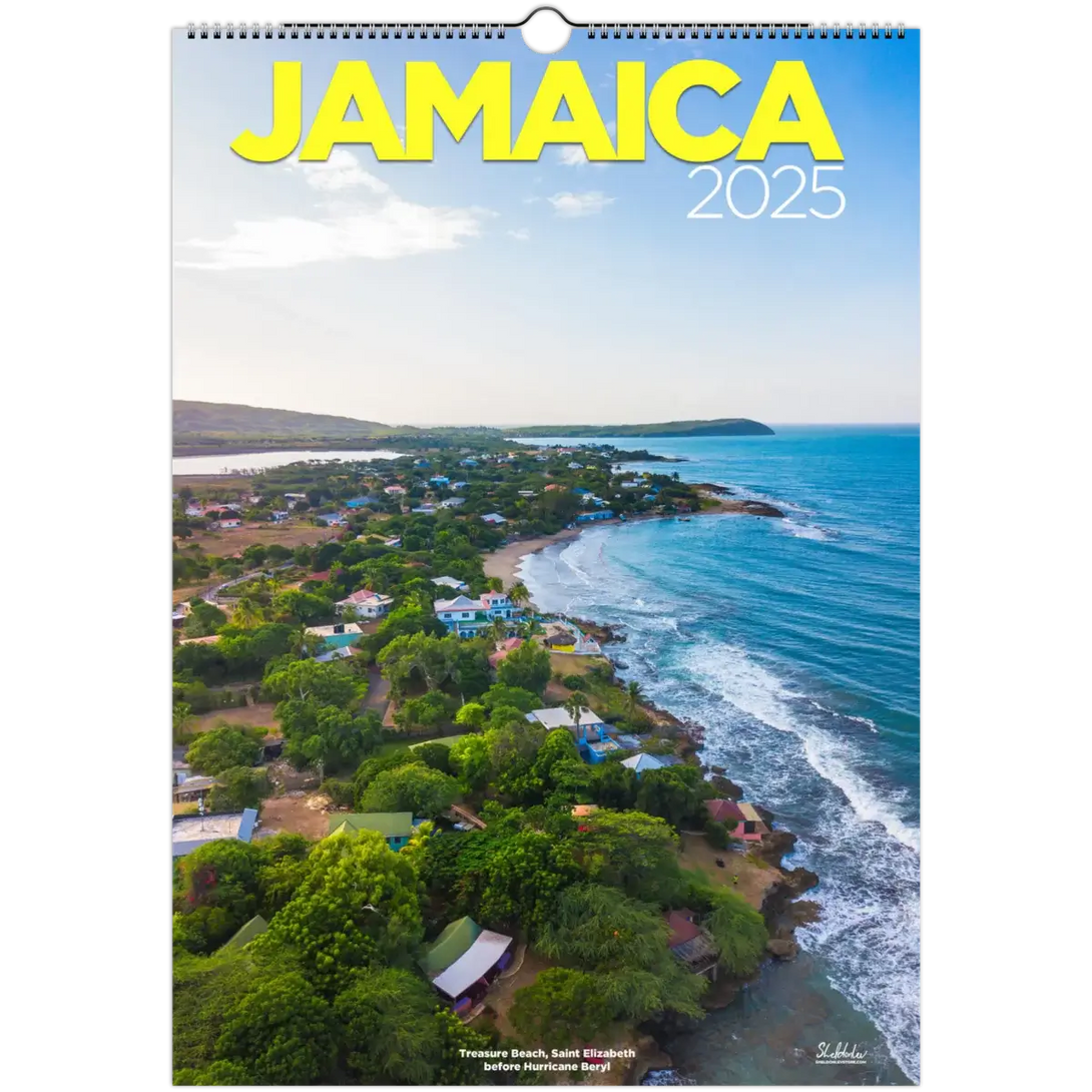 Jamaica Calendar 2025 - (Brasil Holidays) Free Shipping - Sheldonlev