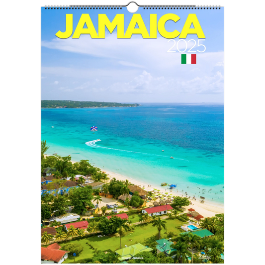 Jamaica Calendar 2025 - (Italy Holidays) Free Shipping - Sheldonlev