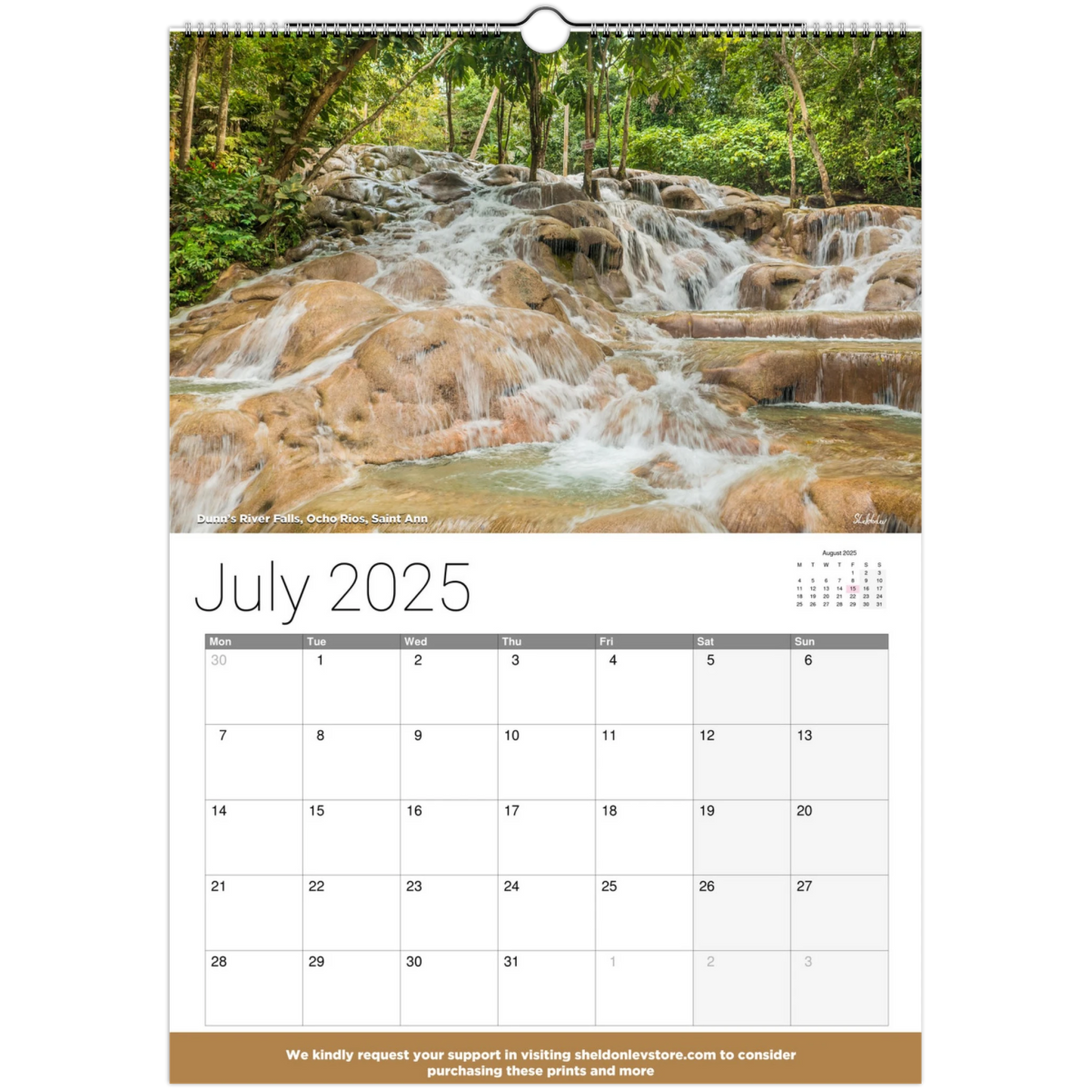 Jamaica Calendar 2025 - (Italy Holidays) Free Shipping - Sheldonlev