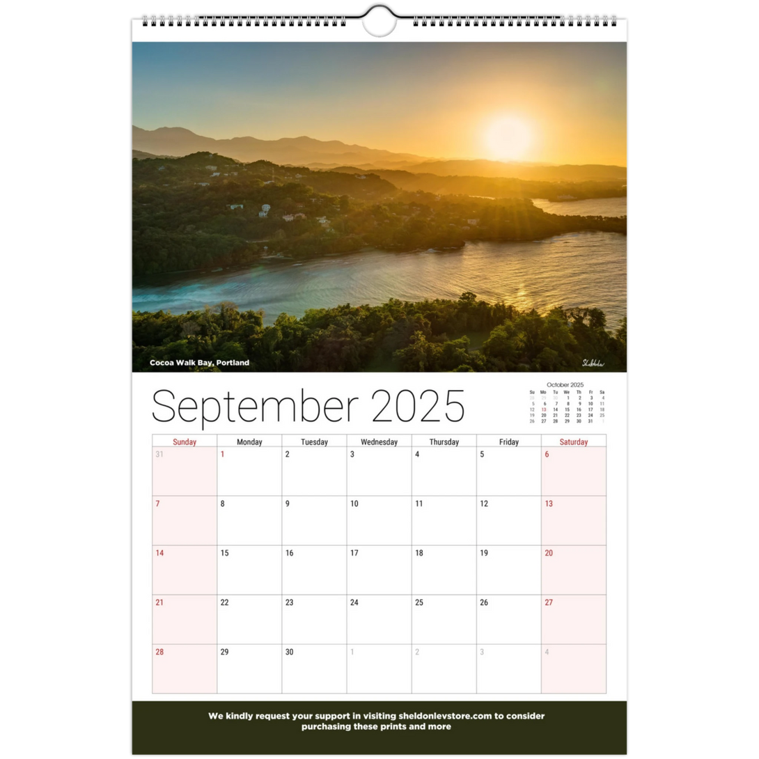 Jamaica Calendar 2025 - (Jamaica Holidays) Free Shipping - Sheldonlev