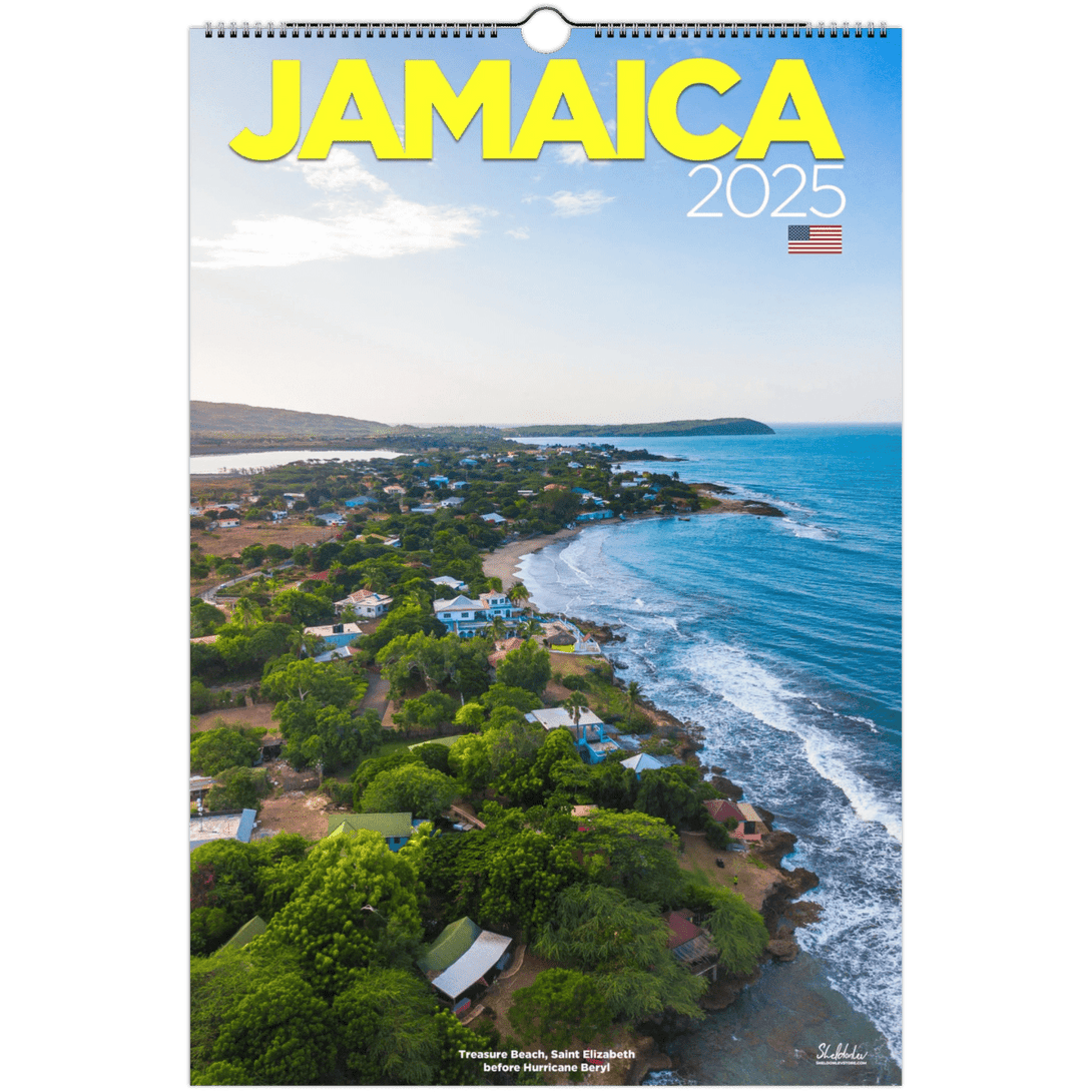 Jamaica Calendar 2025 - (US Holidays) Free Shipping - Sheldonlev