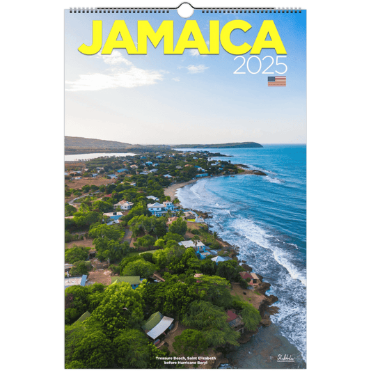 Jamaica Calendar 2025 - (US Holidays) Free Shipping - Sheldonlev