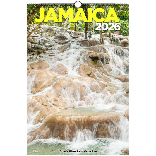 Jamaica Landscapes Calendar 2026 (US Holidays) — Scenic (Photography of Jamaican Beaches Mountains Waterfalls Free Shipping - Sheldonlev