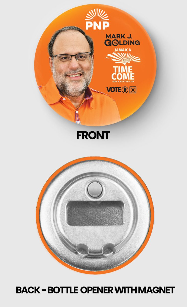 People’s National Party PNP Election 2025 Fridge Magnet Bottle Opener Free Shipping - Sheldonlev