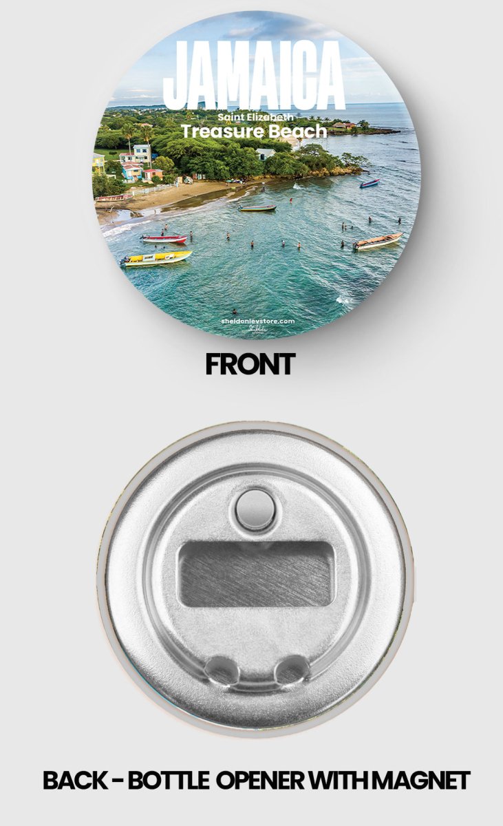Treasure Beach in Jamaica Fridge Magnet Bottle Openers Free Shipping - Sheldonlev