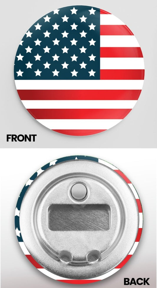 USA Flag Fridge Magnet Bottle Openers Free Shipping - Sheldonlev