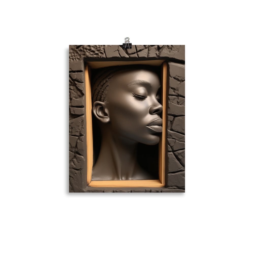Afro Jamaica: 3D Dimensional Abstract Photo Print Free Shipping - Sheldonlev