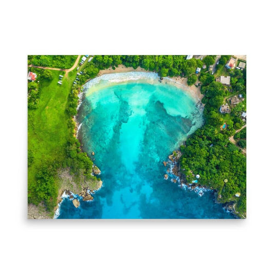 Boston Bay Beach in Portland, Jamaica Wall Art Decor Poster Print Free Shipping - Sheldonlev