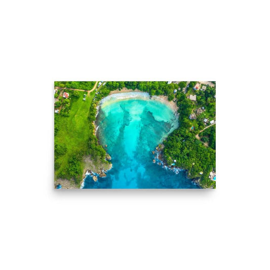 Boston Bay Beach in Portland, Jamaica Wall Art Decor Poster Print Free Shipping - Sheldonlev