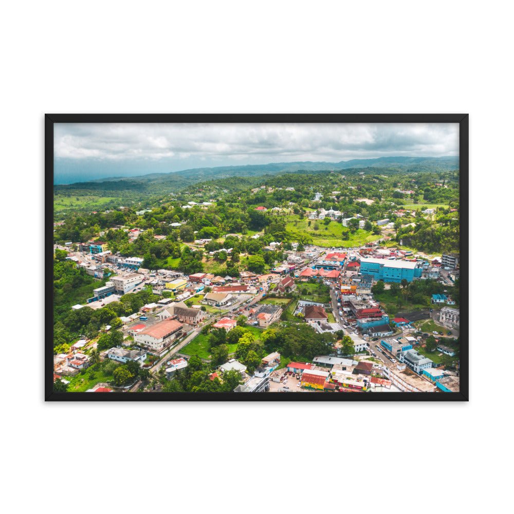 Brown's Town, Jamaica Wall Art , Framed
