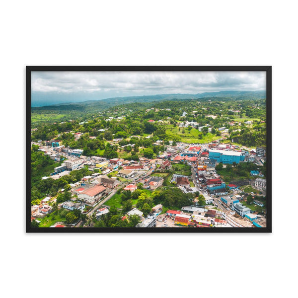 Brown's Town, Jamaica Wall Art , Framed Free Shipping - Sheldonlev