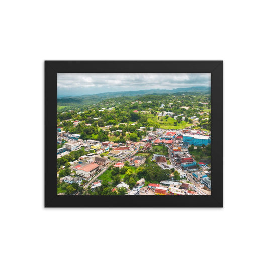 Brown's Town, Jamaica Wall Art , Framed Free Shipping - Sheldonlev