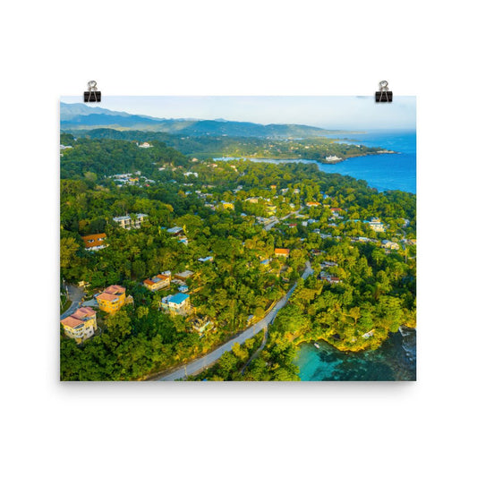 Drapers in Portland, Jamaica Wall Art Poster Print Free Shipping - Sheldonlev