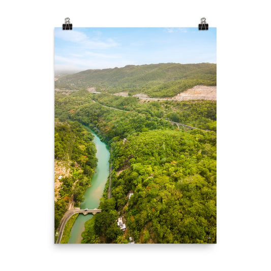 Flat Bridge, Jamaica Poster (without frame) Free Shipping - Sheldonlev