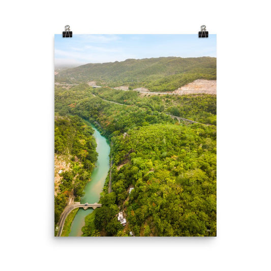 Flat Bridge, Jamaica Poster (without frame) Free Shipping - Sheldonlev