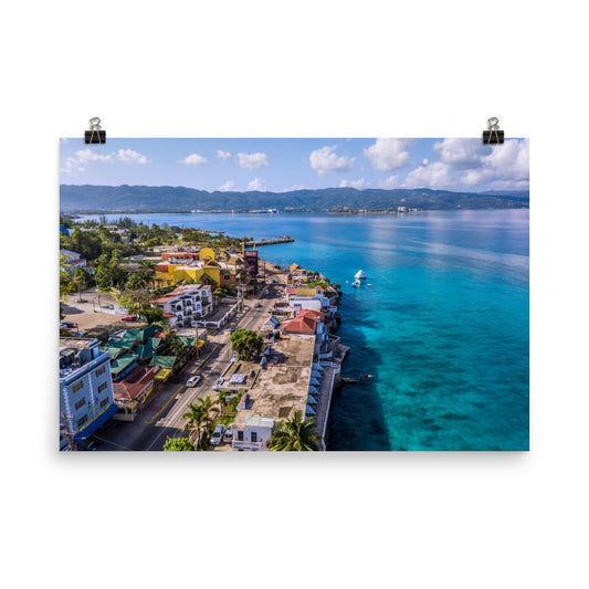 Hip Strip in Montego Bay, Jamaica Jimmy Cliff Boulevard Wall Art Print Free Shipping - Sheldonlev