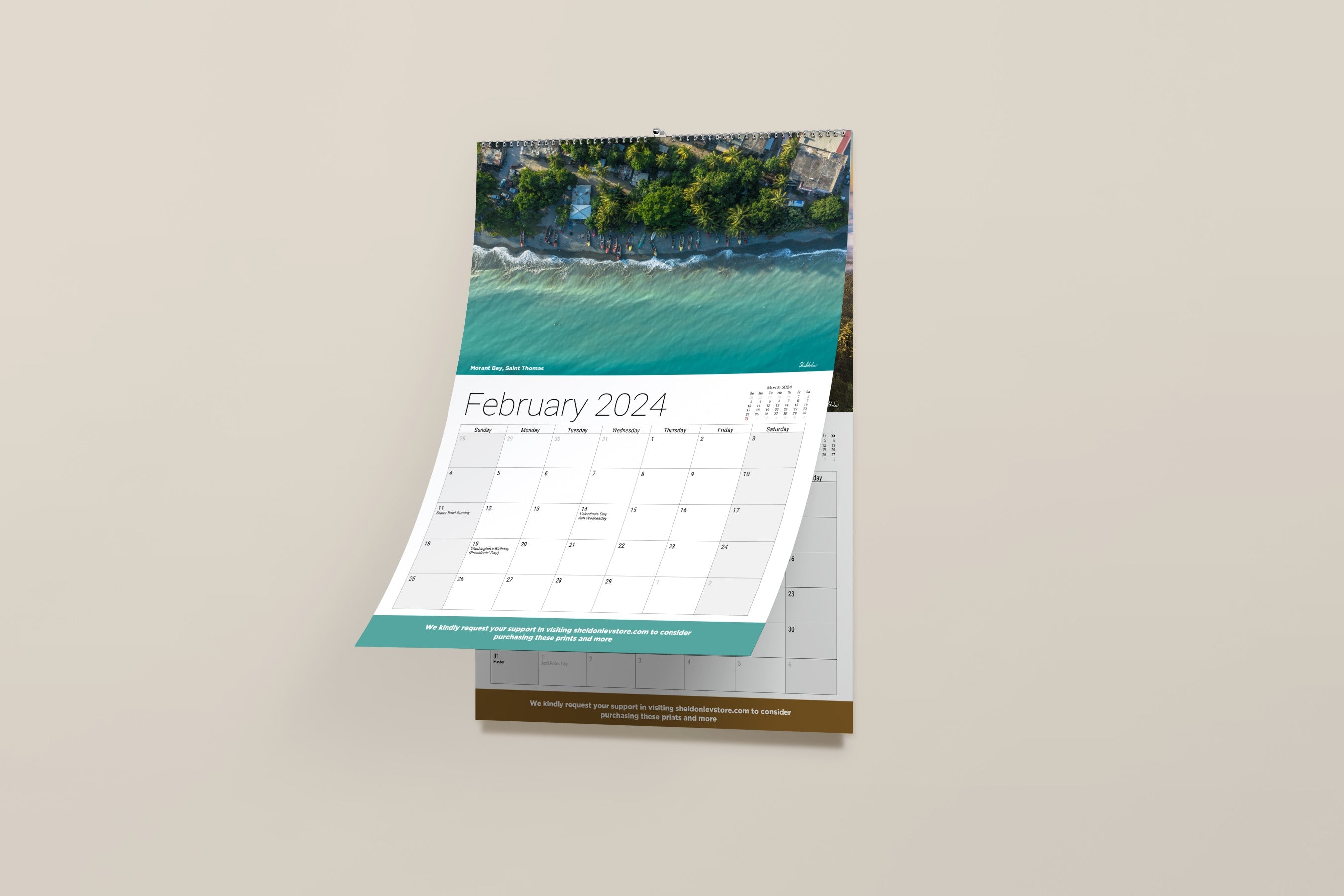 Jamaica 2024 Wall calendars (Canada Public Holidays)