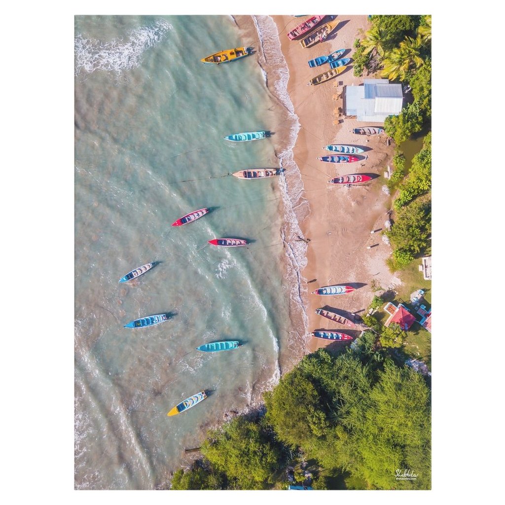 Jamaica, Calabash Bay Beach 36"*48" Canvas Wrap Free Shipping - Sheldonlev
