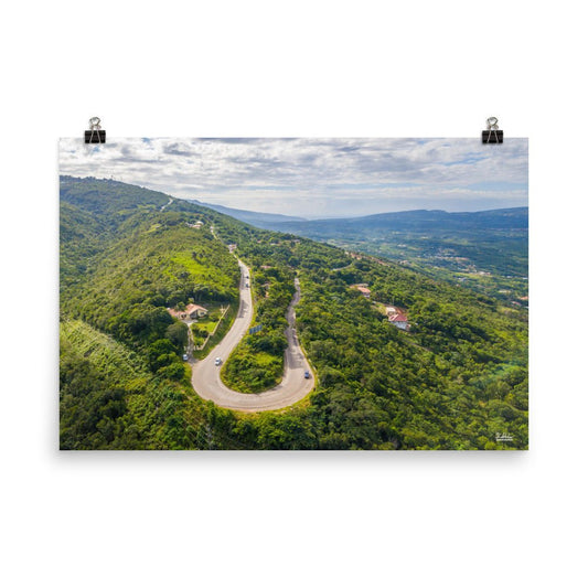 Jamaica's Majestic Heights: Spur Tree Hill Poster Free Shipping - Sheldonlev