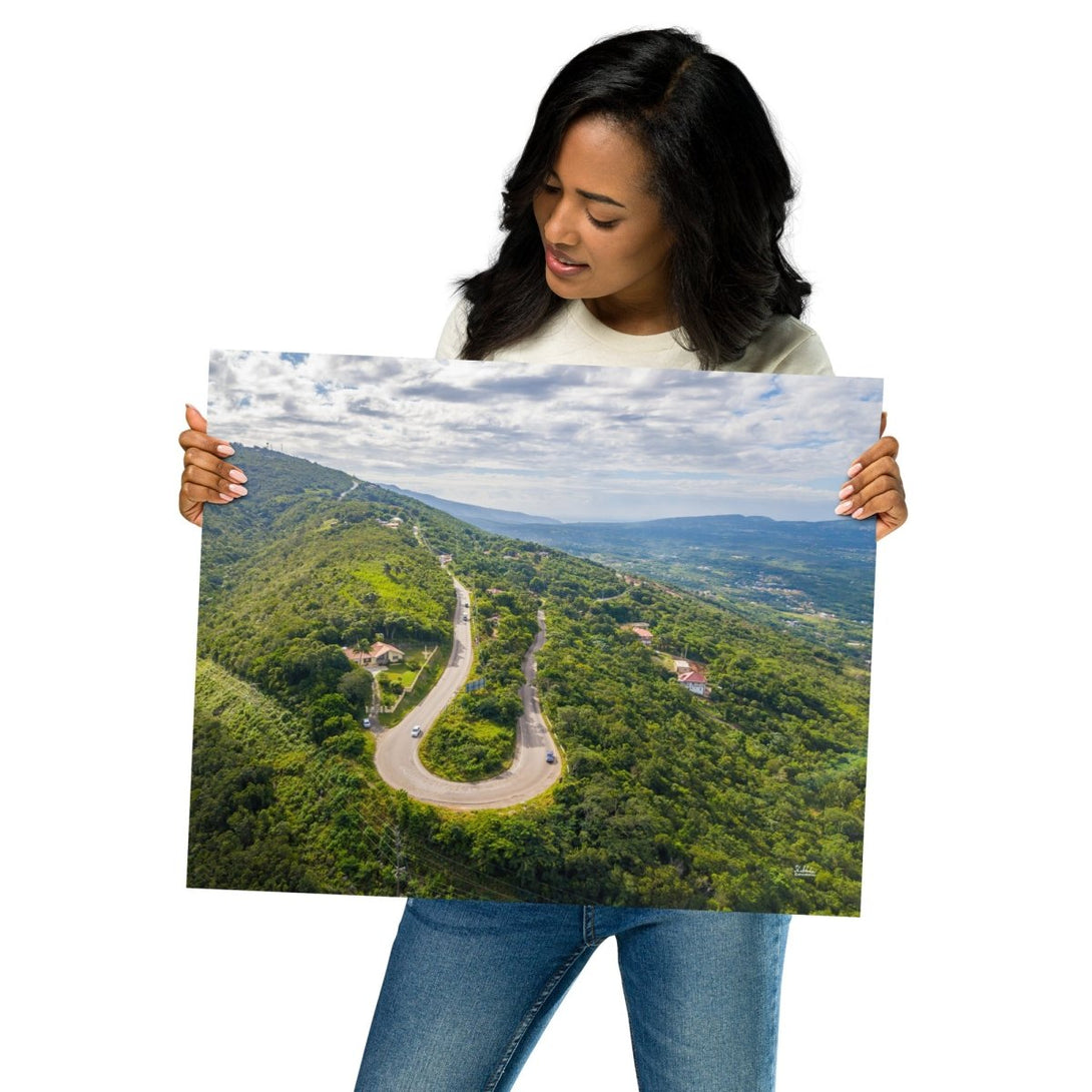 Jamaica's Majestic Heights: Spur Tree Hill Poster Free Shipping - Sheldonlev