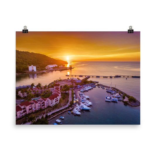 Ocho Rios Pier Saint Ann Jamaica Jamaica Wall Art Poster Free Shipping - Sheldonlev