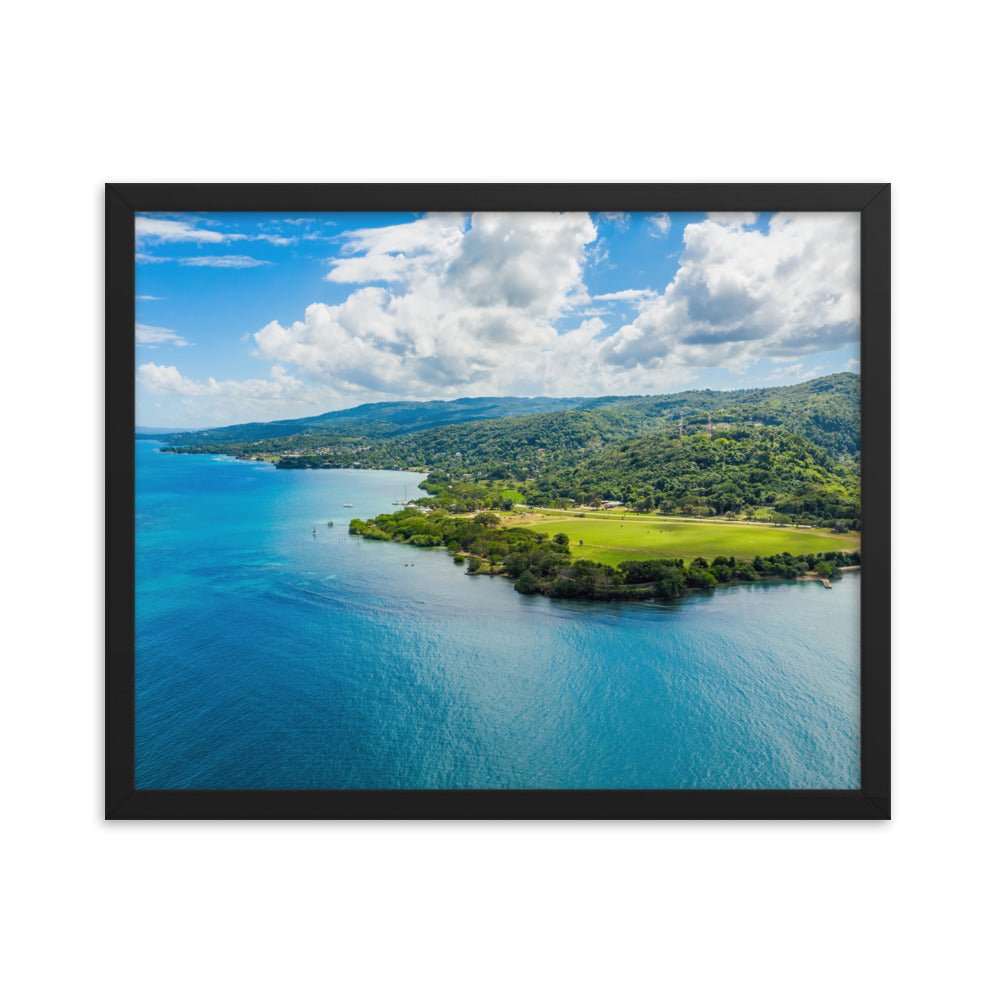 Sandy Bay, Jamaica Framed poster, Jamaica Wall Art Free Shipping - Sheldonlev