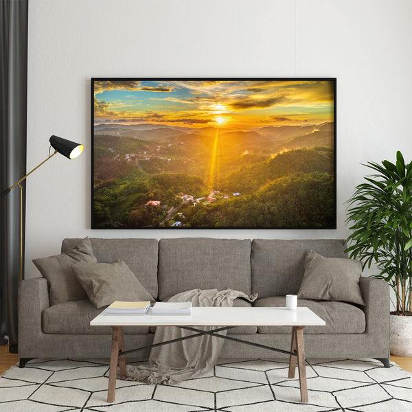 Sunset in Jamaica Christiana, Manchester Photo paper poster (No Frame) Free Shipping - Sheldonlev