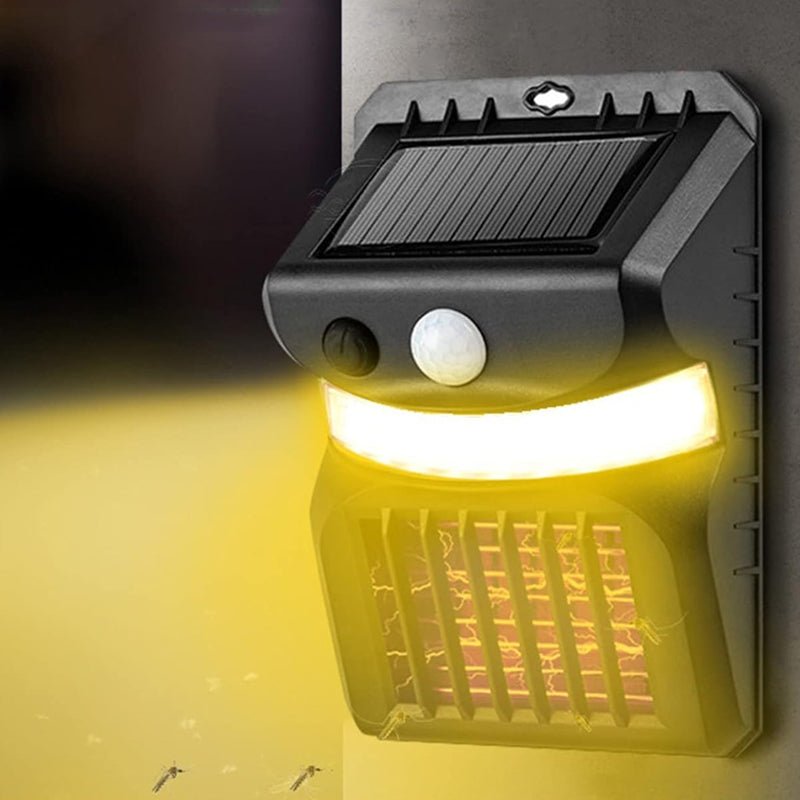 Wall Mounted Mosquito Zapper LED Outdoor Garden Light- Solar Powered Free Shipping - Sheldonlev