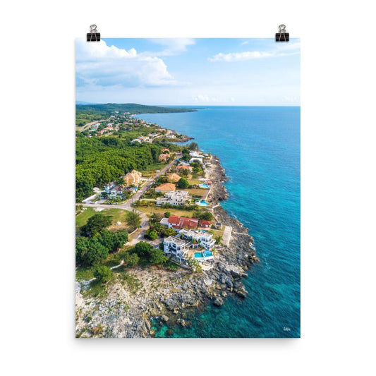 Whitehouse, Westmoreland, Jamaica Wall Art | Wall Decor | Poster Print (unframed) Free Shipping - Sheldonlev