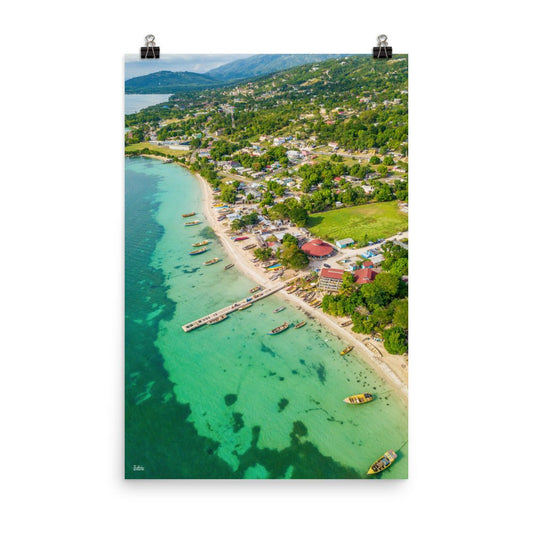 Whitehouse, Westmoreland, Jamaica Wall Art | Wall Decor (unframed) Free Shipping - Sheldonlev