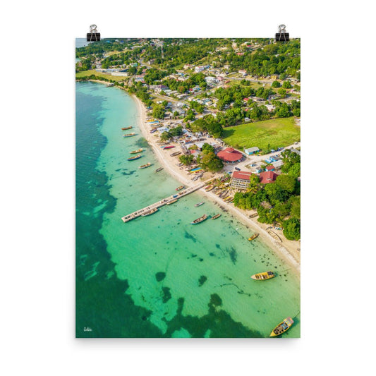 Whitehouse, Westmoreland, Jamaica Wall Art | Wall Decor (unframed) Free Shipping - Sheldonlev